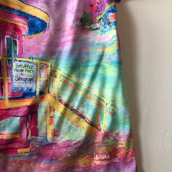 LEOMA LOVEGROVE Womens Graphic Art Studded T-Shirt Size Petite Small - Picture 10 of 12